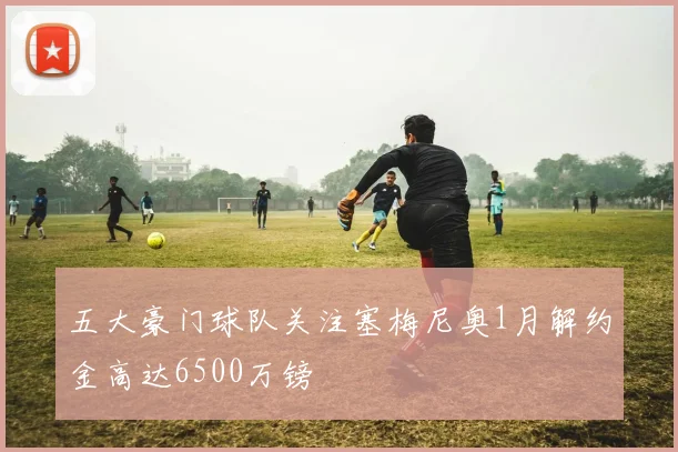 五大豪门球队关注塞梅尼奥1月解约金高达6500万镑